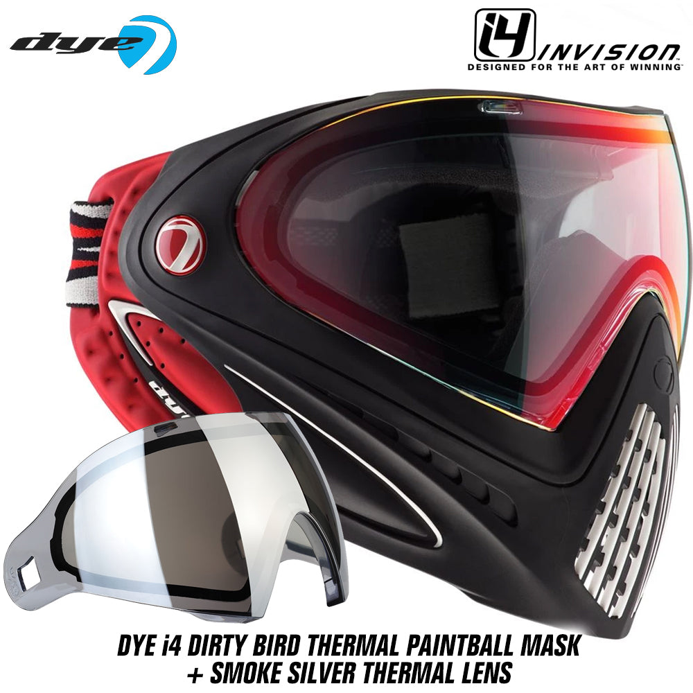 Dye I4 Thermal Paintball Mask Goggles + Thermal Lens Options