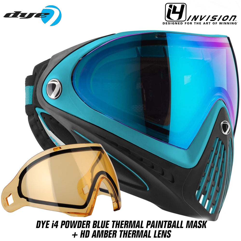 Dye I4 Thermal Paintball Mask Goggles + Thermal Lens Options