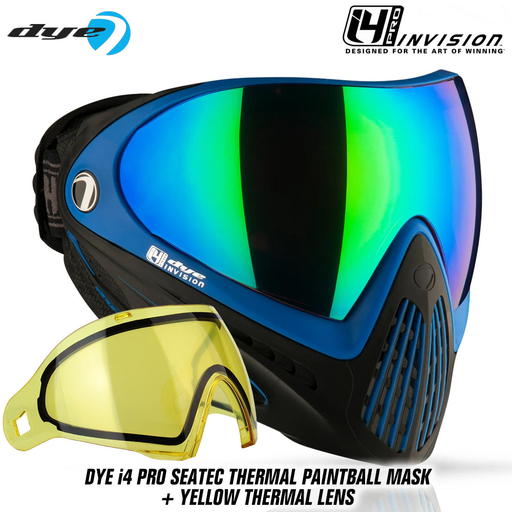 Dye I4 PRO Thermal Paintball Mask Goggles + Thermal Lens Options