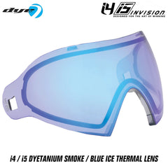 CLEARANCE USED Dye I4 / I5 Paintball Mask Thermal Replacement Lens | Choose Color