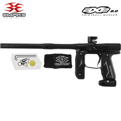 Empire Axe 2.0 Electronic Full Auto Paintball Gun w/ 48/3000 HPA Tank, Empire Halo Too Loader, Empire Helix Thermal Mask, Neck Protector, 4+3 Harness & (4) Pods Starter Package