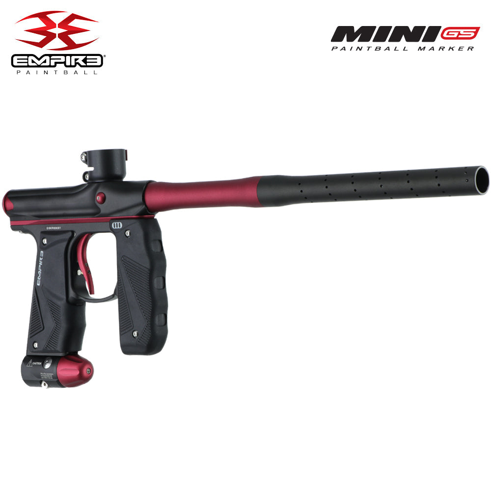 Empire Mini GS Electronic Full Auto Paintball Gun Marker w/ 68/4500 Carbon Fiber HPA Paintball Tank & Empire Halo Too Electronic Paintball Loader Starter Package