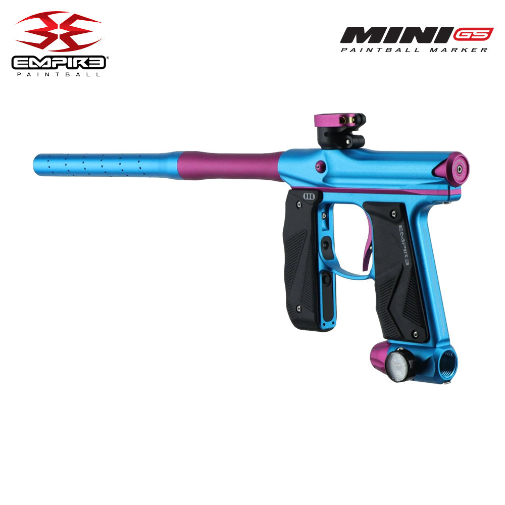 Empire Mini GS Electronic Full Auto Paintball Gun Marker w/ 68/4500 Carbon Fiber HPA Paintball Tank & Empire Halo Too Electronic Paintball Loader Starter Package