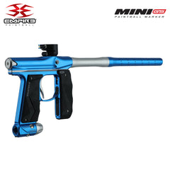 Empire Mini GS Electronic Paintball Gun Marker | Full Auto | Tournament Ready - Dust Blue / Dust Silver