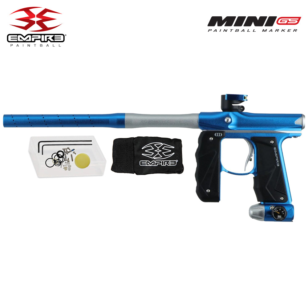 Empire Mini GS Electronic Full Auto Paintball Gun Marker w/ 68/4500 Carbon Fiber HPA Paintball Tank & Empire Halo Too Electronic Paintball Loader Starter Package
