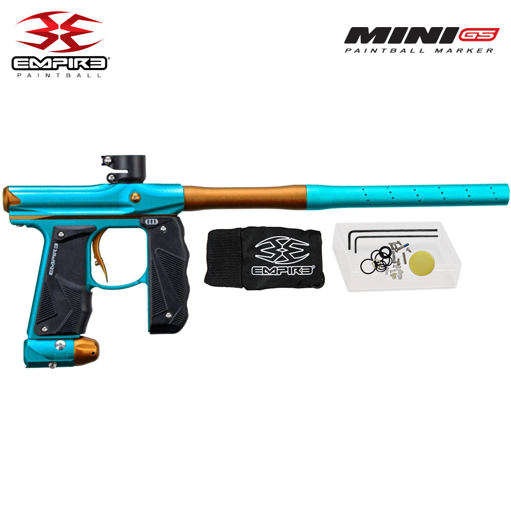 Empire Mini GS Electronic Full Auto Paintball Gun Marker w/ 68/4500 Carbon Fiber HPA Paintball Tank & Empire Halo Too Electronic Paintball Loader Starter Package