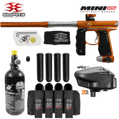 Empire Mini GS Full Auto Paintball Gun Marker w/ 48/3000 HPA Tank, Empire Halo Too Loader, HK Army HSTL Thermal Mask, 4-Pod Harness & (4) Pods Starter Package