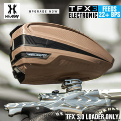 CLEARANCE HK Army TFX 3.0 Electronic Paintball Loader - 22+ BPS - Tan/Black - OPEN BOX