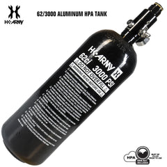CLEARANCE USED HK Army 62/3000 Compressed Air HPA Paintball Tank - Black | 2021 Hydro