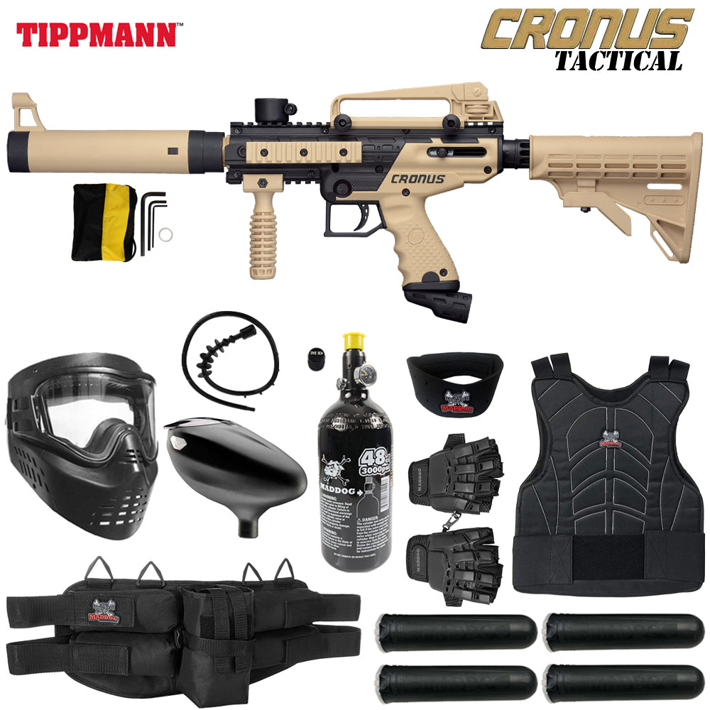 Tippmann Cronus Paintball Gun Marker Packages | Maddog All-In-One Starter Kits