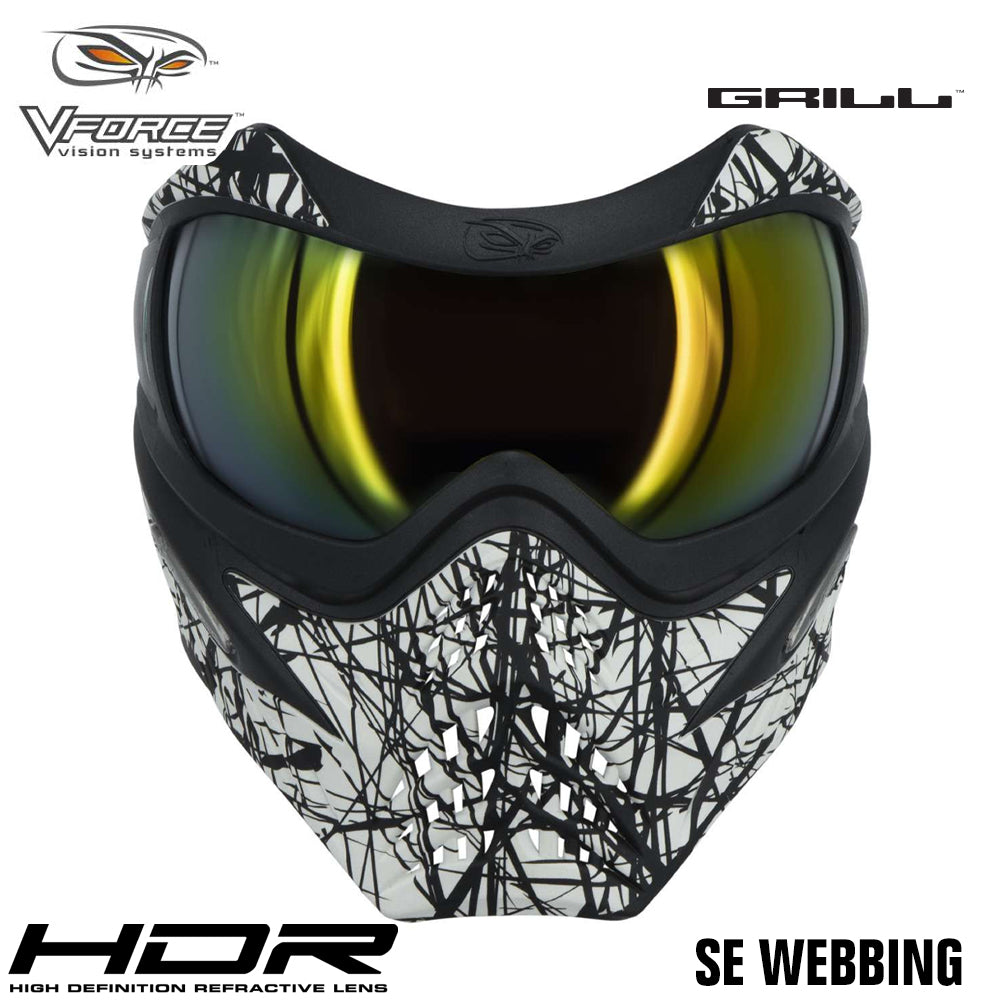 V-Force Grill Thermal Paintball Mask Goggles - Special Edition + Bonus Clear Thermal Lens