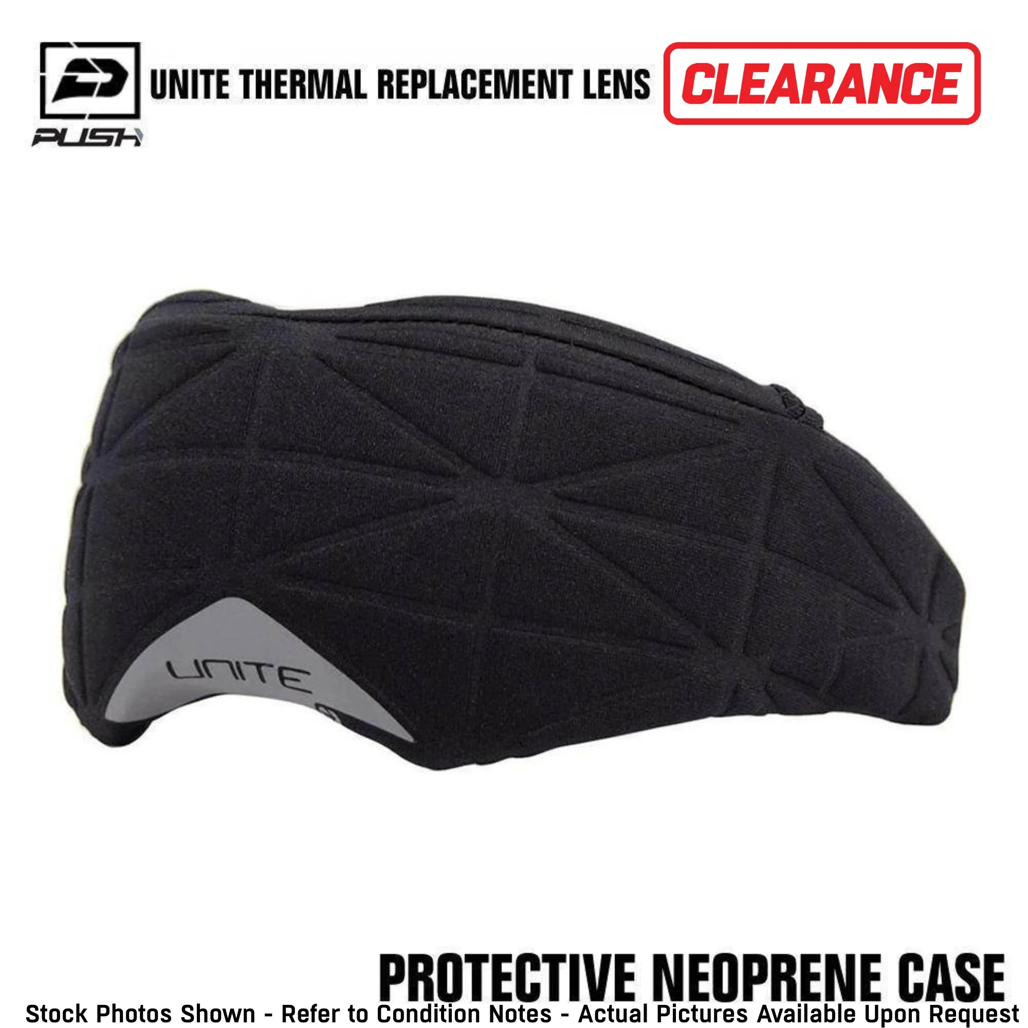CLEARANCE Push Unite Paintball Goggle Mask Thermal Lens w/ Protective Case - Performance REVO Purple