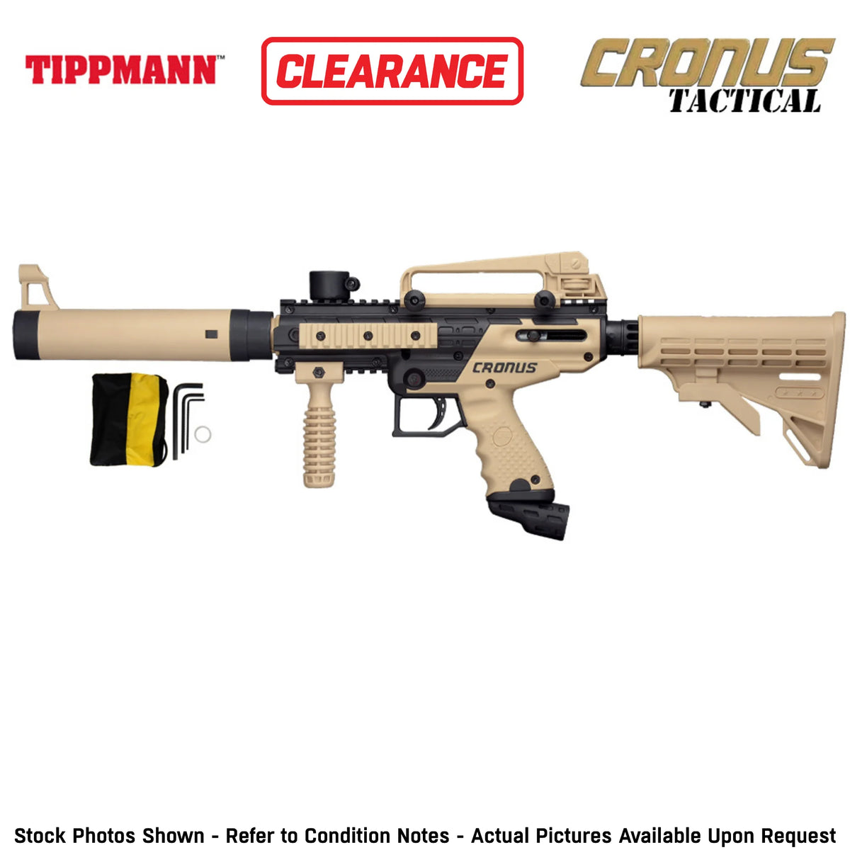 CLEARANCE Tippmann Cronus Semi Auto .68Cal Paintball Marker Gun | USED But NOT ABUSED