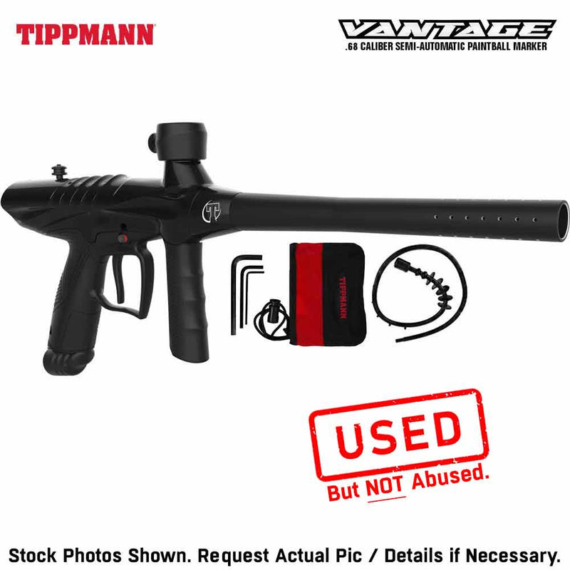 CLEARANCE Tippmann Vantage Semi Auto .68 Cal Paintball Gun Marker - ALL BLACK