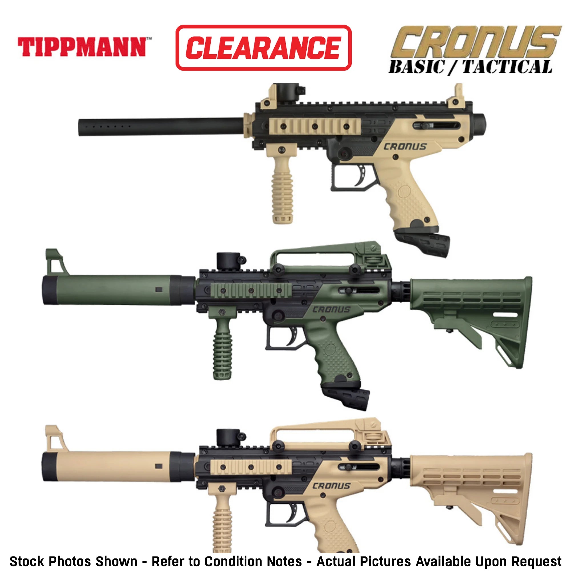 CLEARANCE Tippmann Cronus Semi Auto .68Cal Paintball Marker Gun | USED But NOT ABUSED