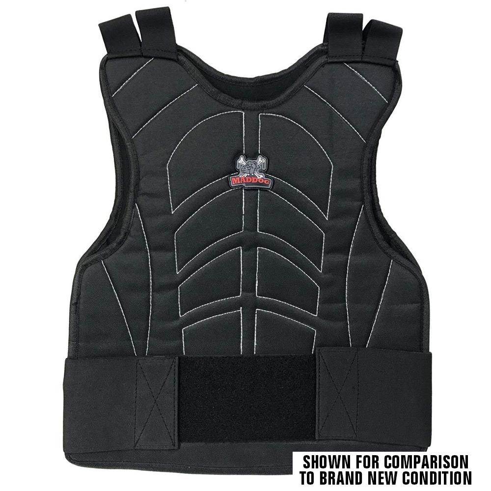 Maddog Padded and Chest Protector std config, airsoft accessory, reliable performance, for tactical builds, top view