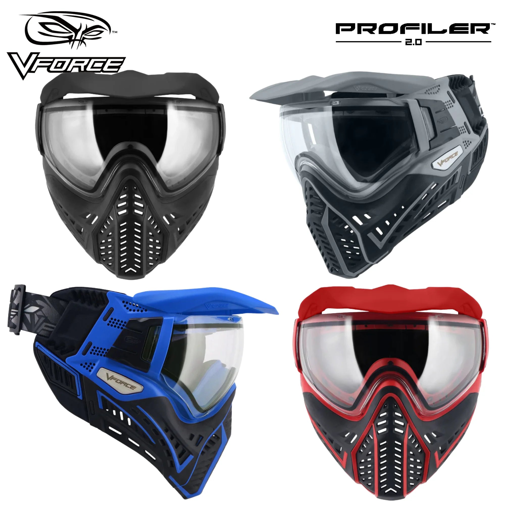VForce Profiler 2.0 Paintball Mask Goggle System – Thermal Anti-Fog
