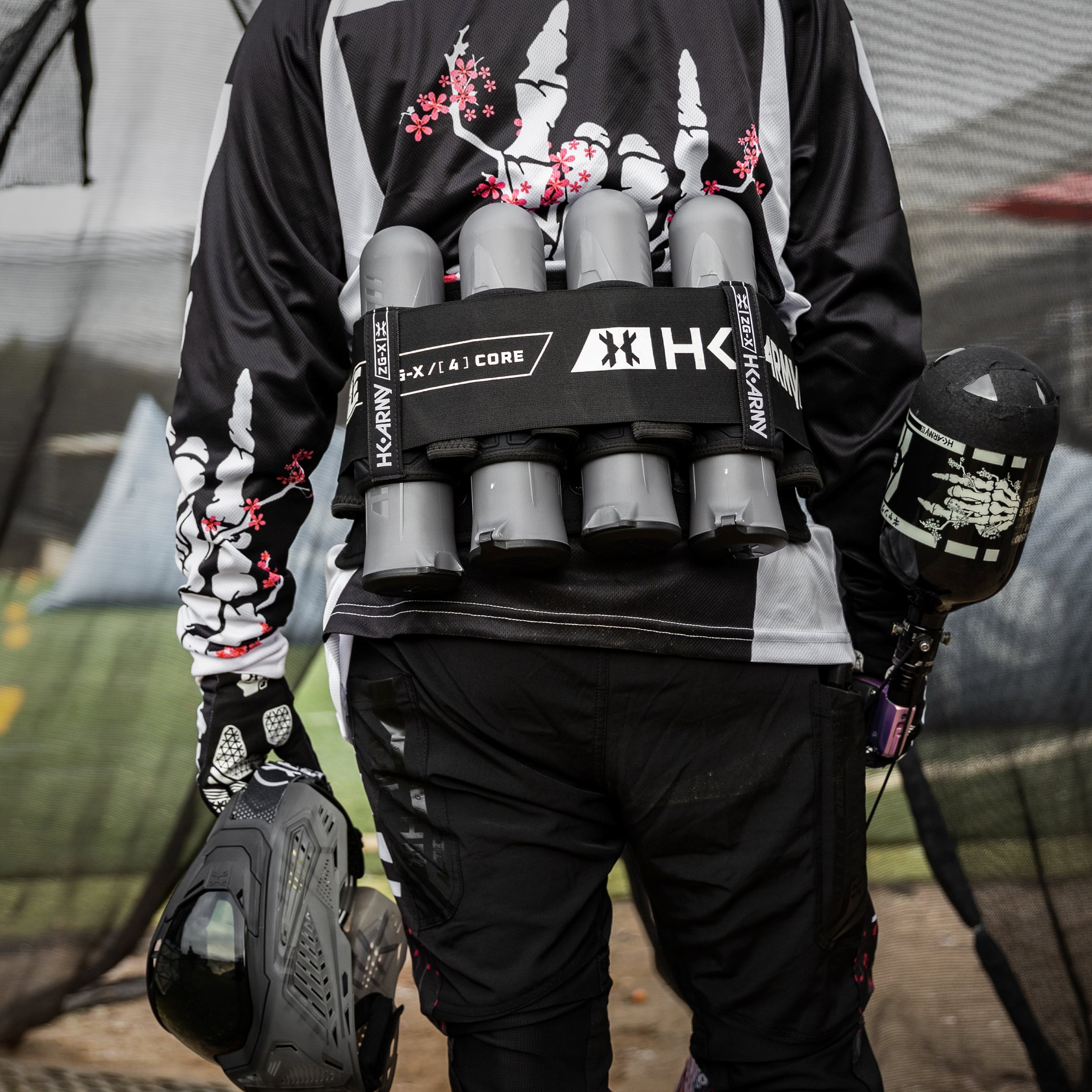 HK Army ZERO-GX Harness Pod Pack 3+2 4+3 5+4 std config, pod pack harness, quick pod access, for speedball, ready to use view