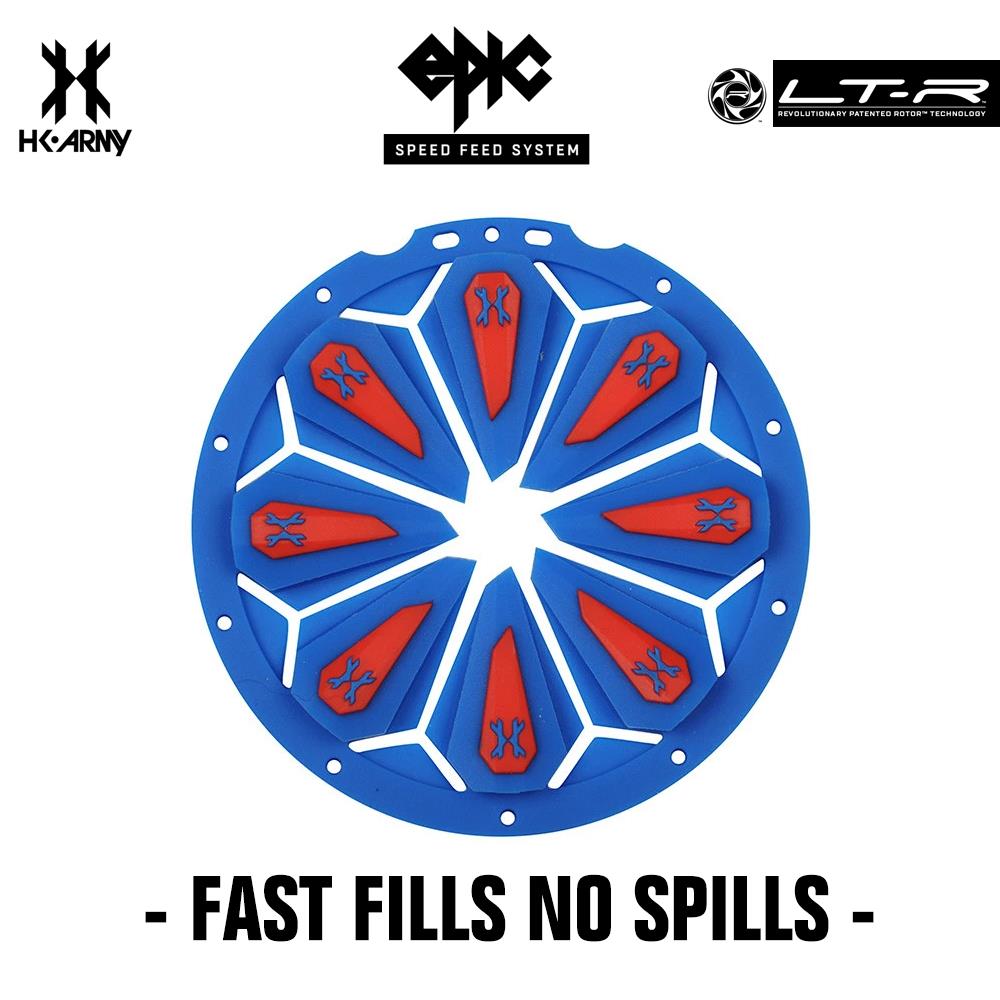 Dye LT-R Electronic Paintball Loader with HK Army Epic Speed Feed