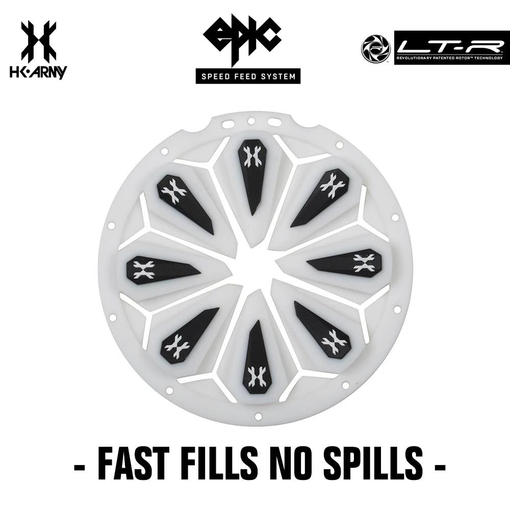 Dye LT-R Electronic Paintball Loader with HK Army Epic Speed Feed