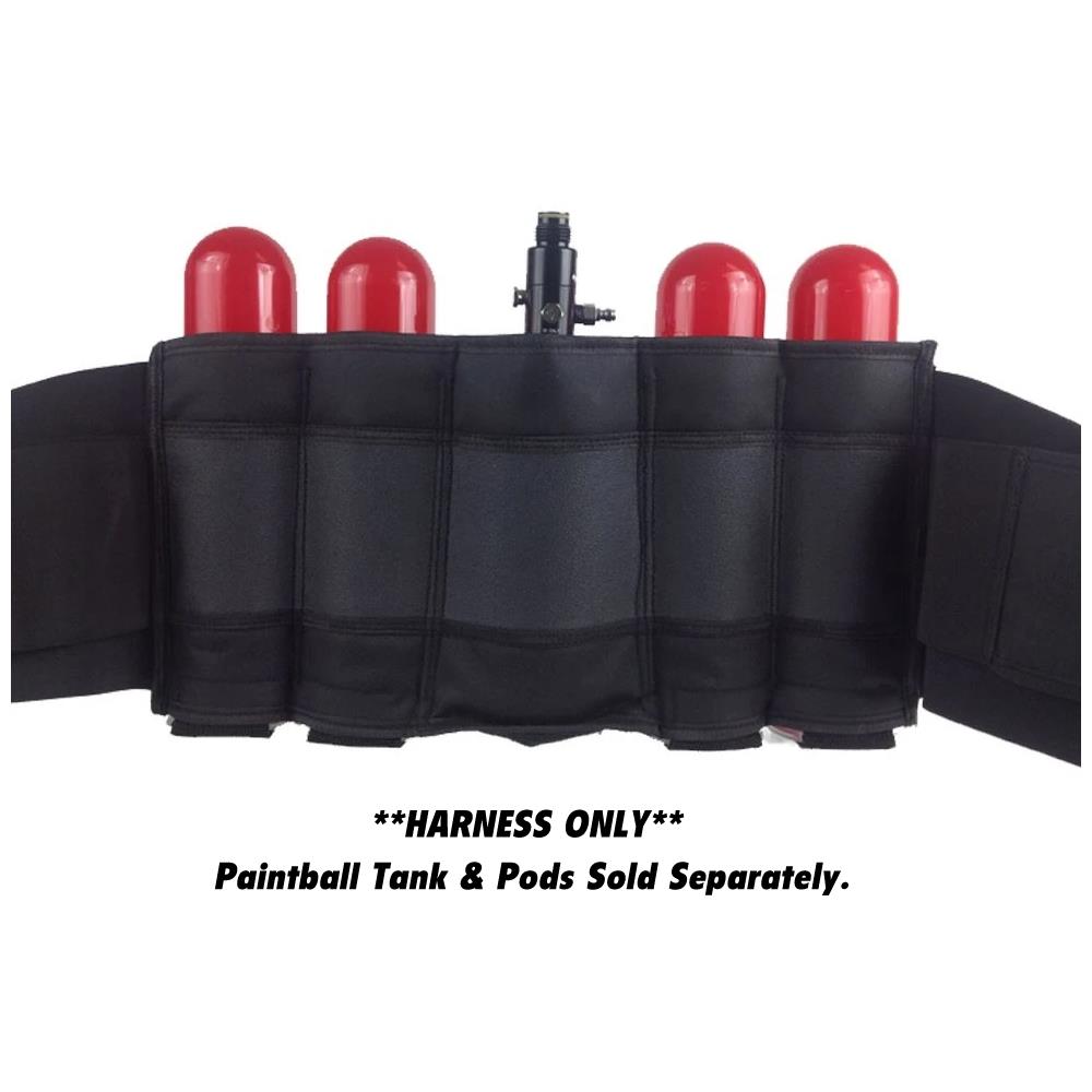 CLEARANCE Used Maddog 4+1 Vertical Paintball Harness - Black