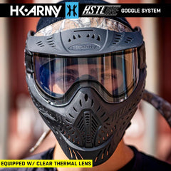 CLEARANCE HK Army HSTL Goggle Thermal Dual Paned Paintball Mask - Black | USED