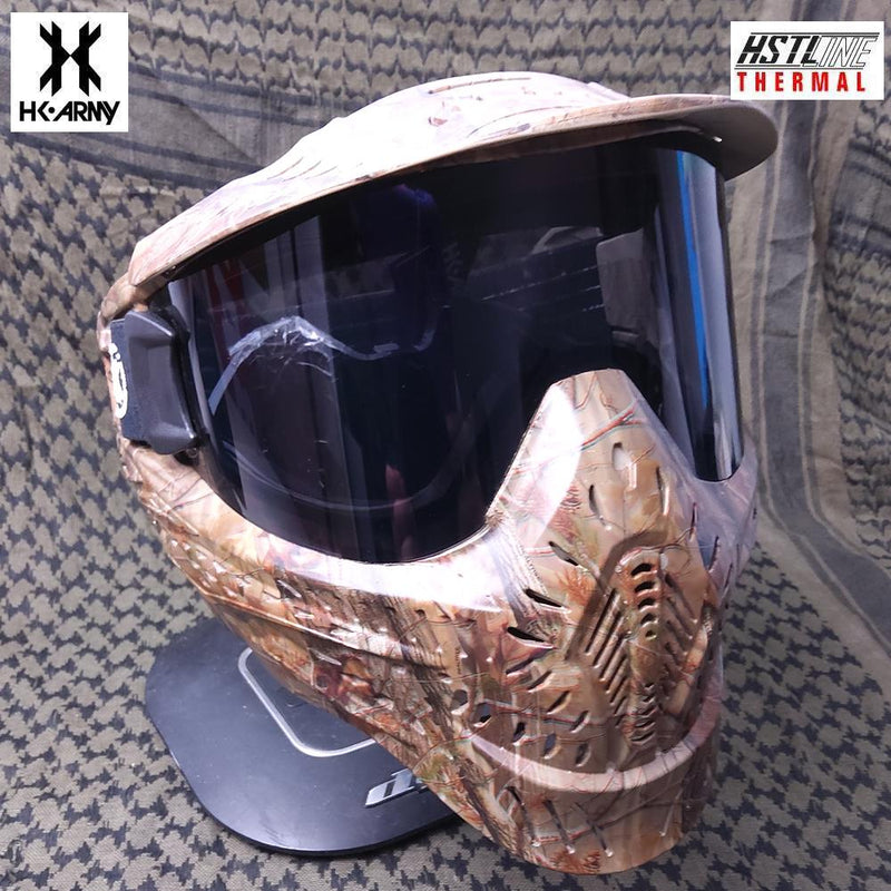 CLEARANCE HK Army HSTL Goggle Thermal Dual Paned Paintball Mask - Tree Camo