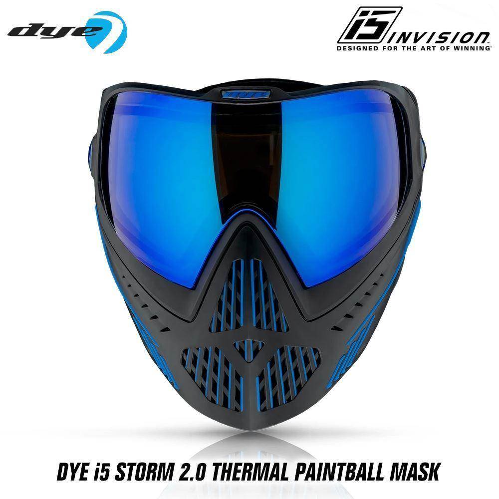 Dye I5 Thermal Paintball Mask Goggles with GSR Pro Strap - PaintballDeals.com