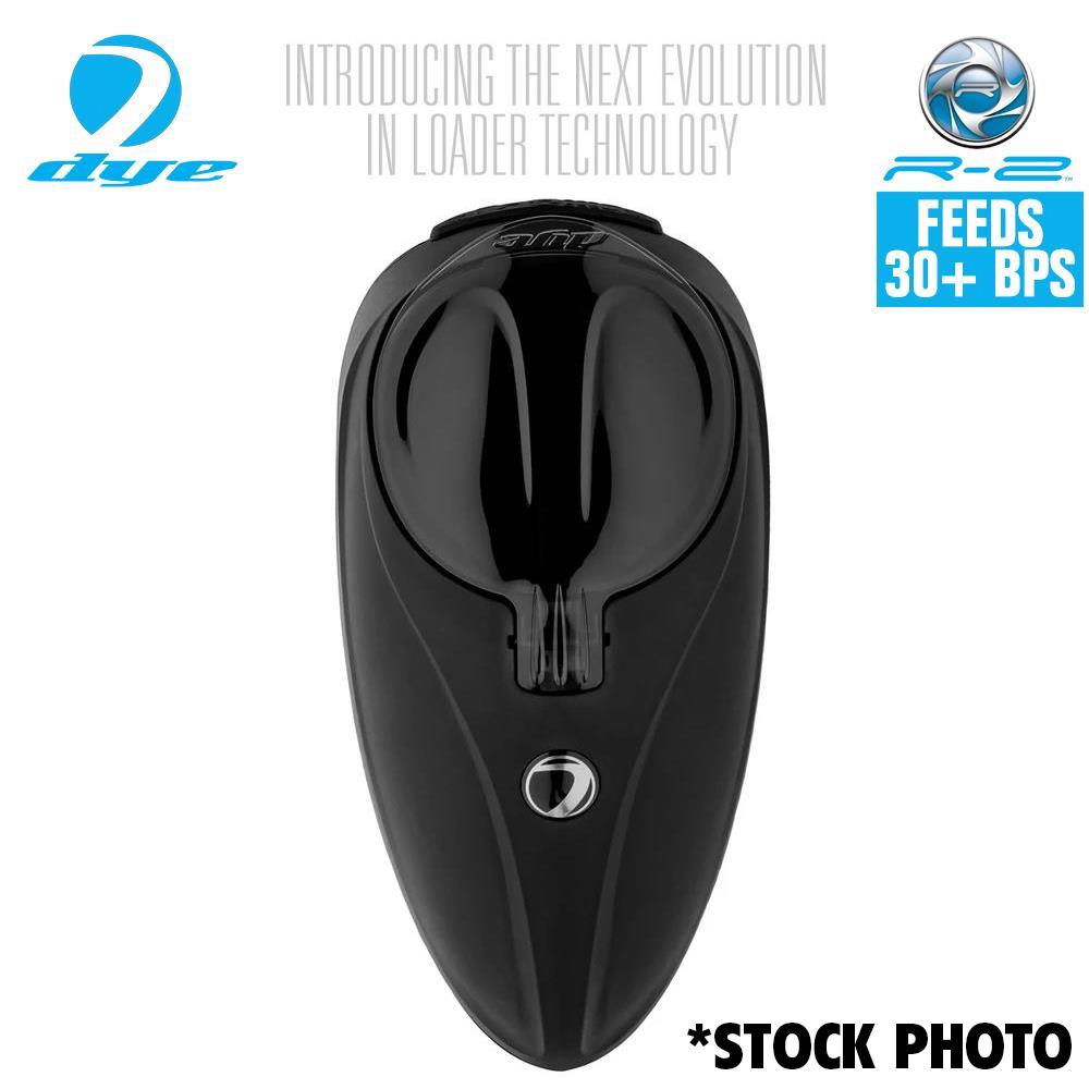 CLEARANCE - Dye Rotor R2 Paintball Loader - Black / Black - OPEN BOX