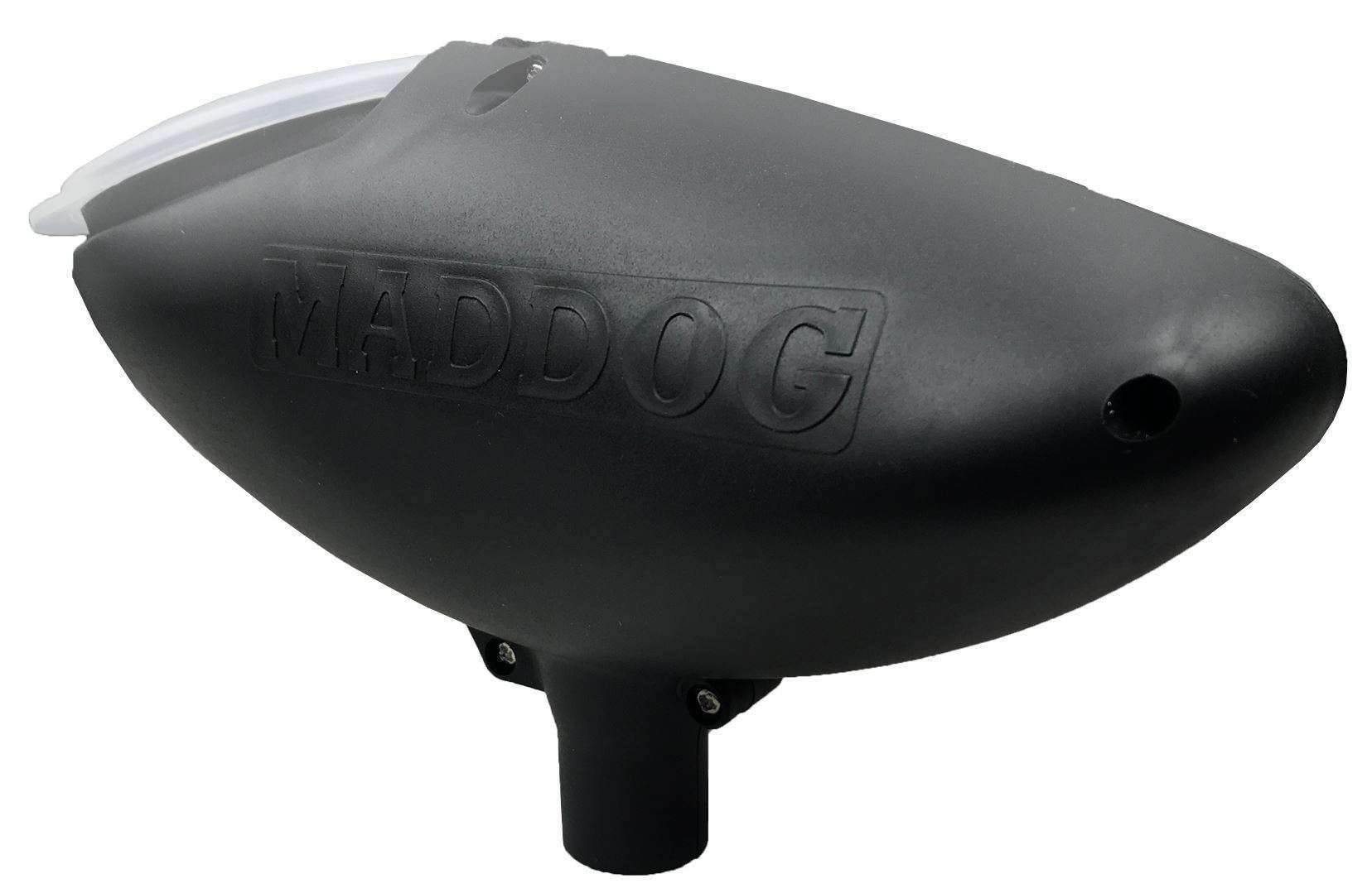 CLEARANCE - Maddog 200 Round Paintball Hopper Loader - Black - OPEN BOX