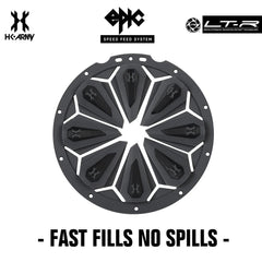 CLEARANCE Dye LT-R Electronic Paintball Loader with HK Army Epic Speed Feed - Black + Charcoal SF