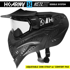 CLEARANCE HK Army HSTL Goggle Thermal Dual Paned Paintball Mask - Black | Used But NOT Abused