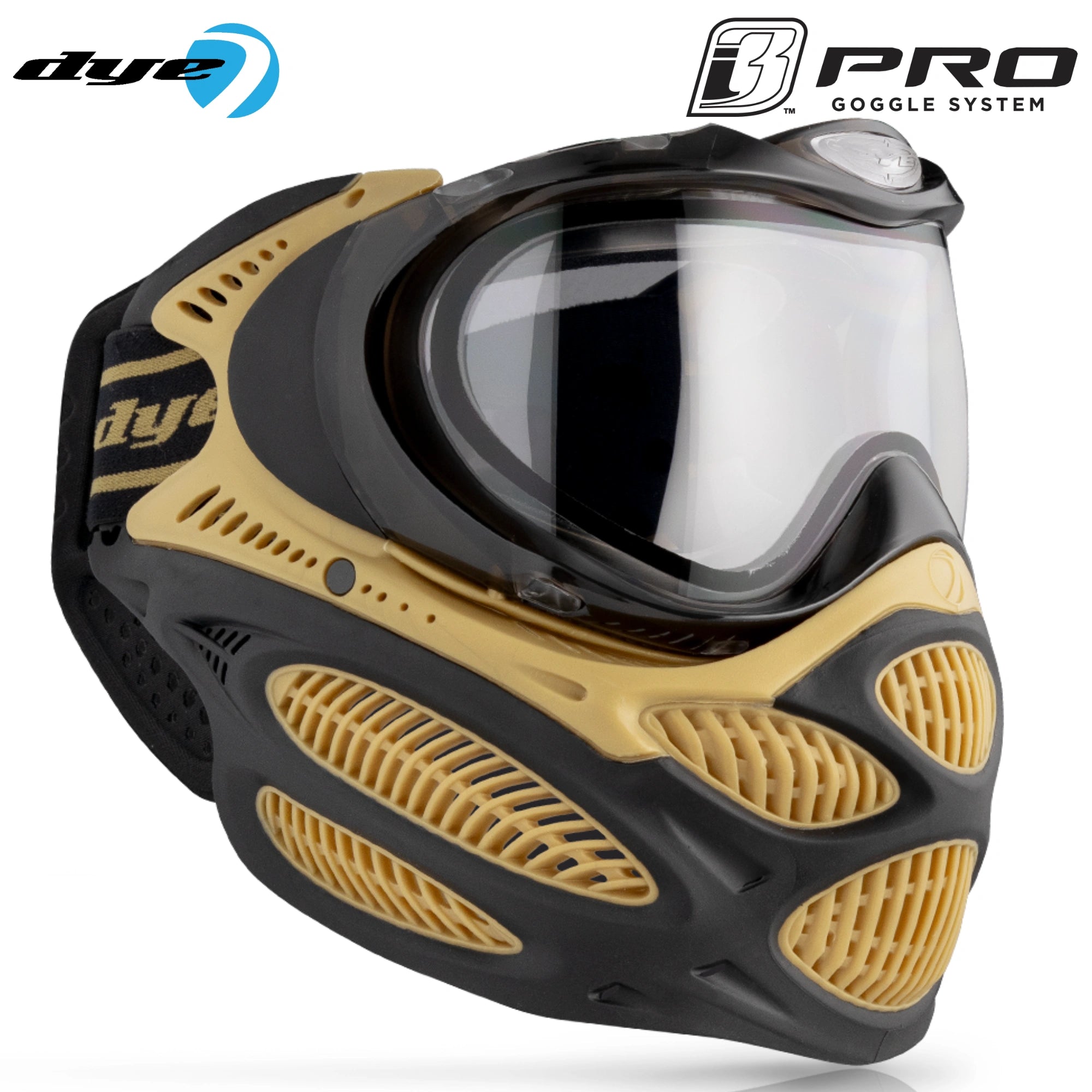 Dye I3 PRO Anti Fog Thermal Paintball Mask Airsoft Goggles w/ Optional Maddog Microfiber Storage Bag