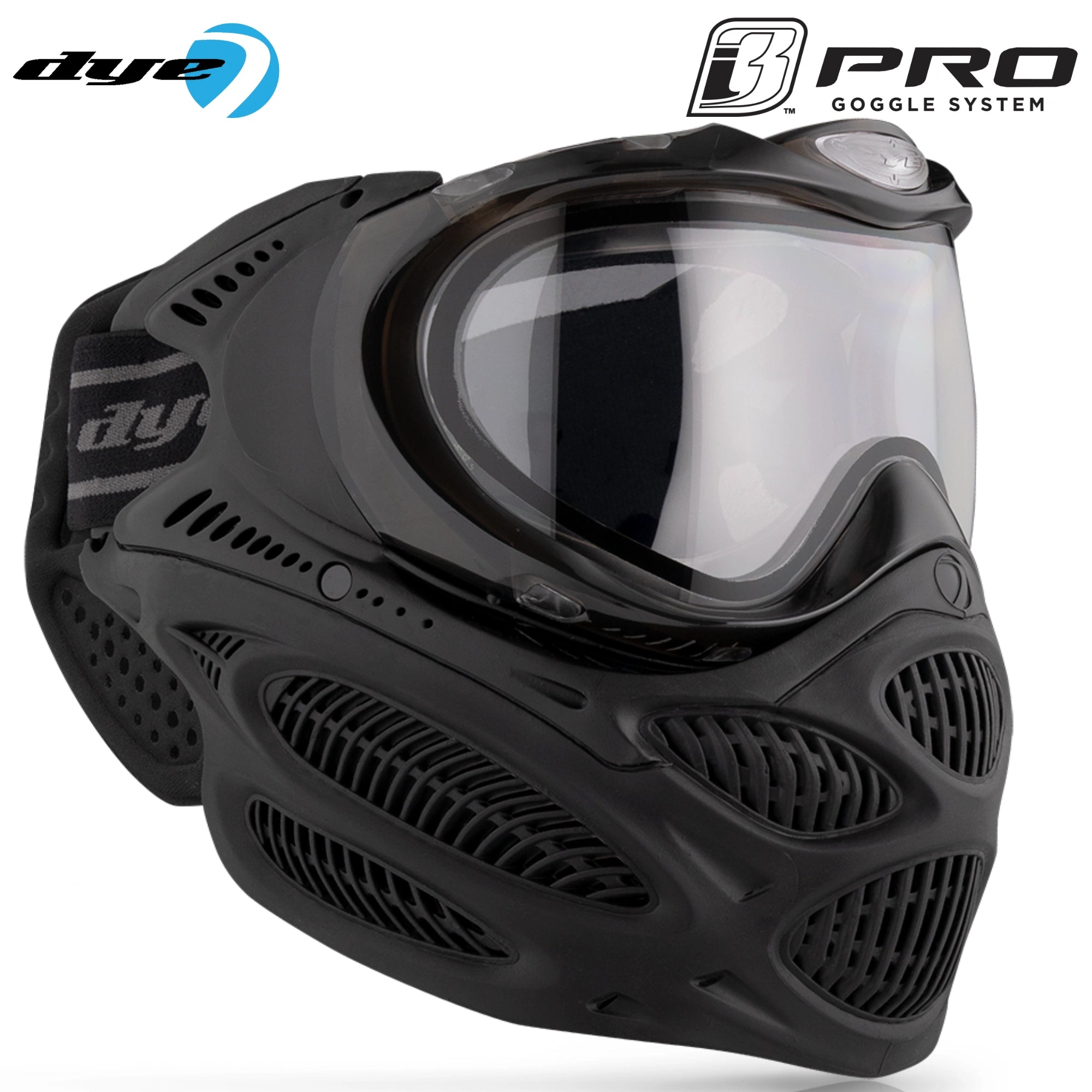 Dye I3 PRO Anti Fog Thermal Paintball Mask Airsoft Goggles w/ Optional Maddog Microfiber Storage Bag
