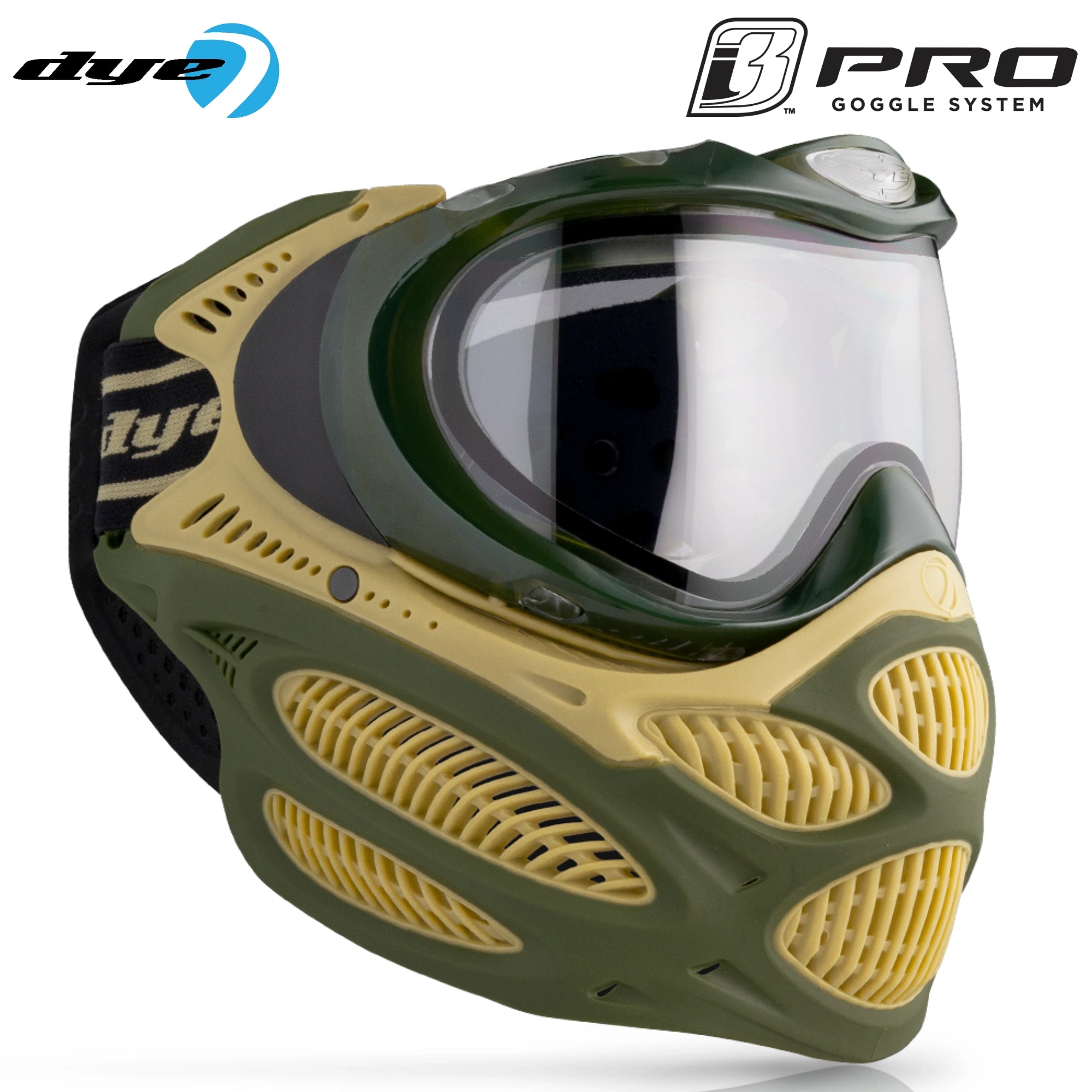 Dye I3 PRO Anti Fog Thermal Paintball Mask Airsoft Goggles w/ Optional Maddog Microfiber Storage Bag