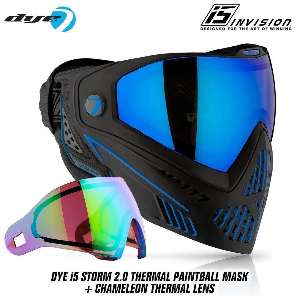 DYE i5 Thermal Paintball Mask With GSR Pro Strap