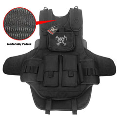 CLEARANCE Maddog Tactical Paintball Vest - Stealth Black | Used But NOT Abused
