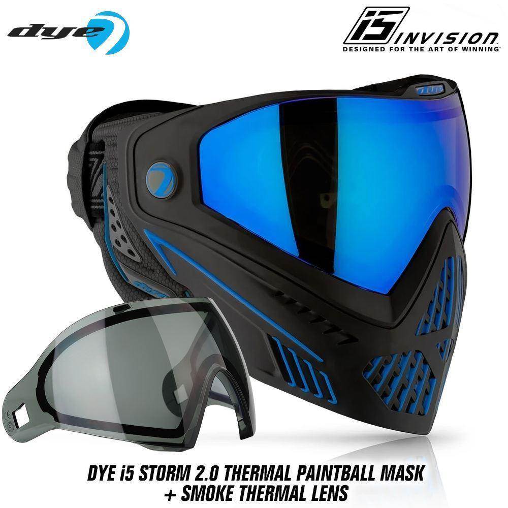 dye i5 proマスク　ブルー Dye i5 Pro 2.0 Full Face Paintball / Airsoft Mask