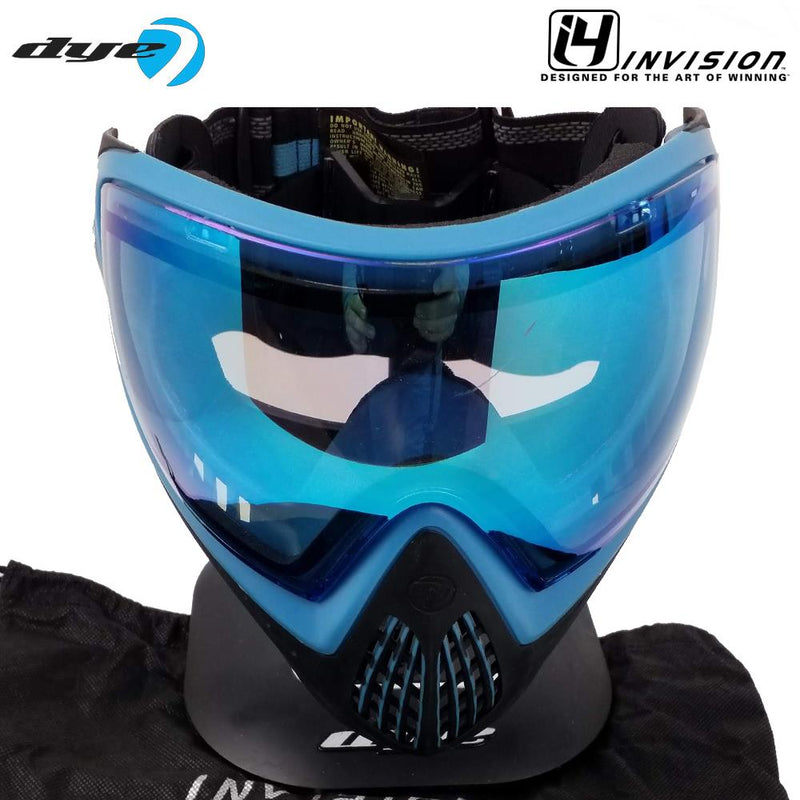 CLEARANCE Dye I4 Thermal Paintball Goggles - Powder Blue - OPEN BOX/USED