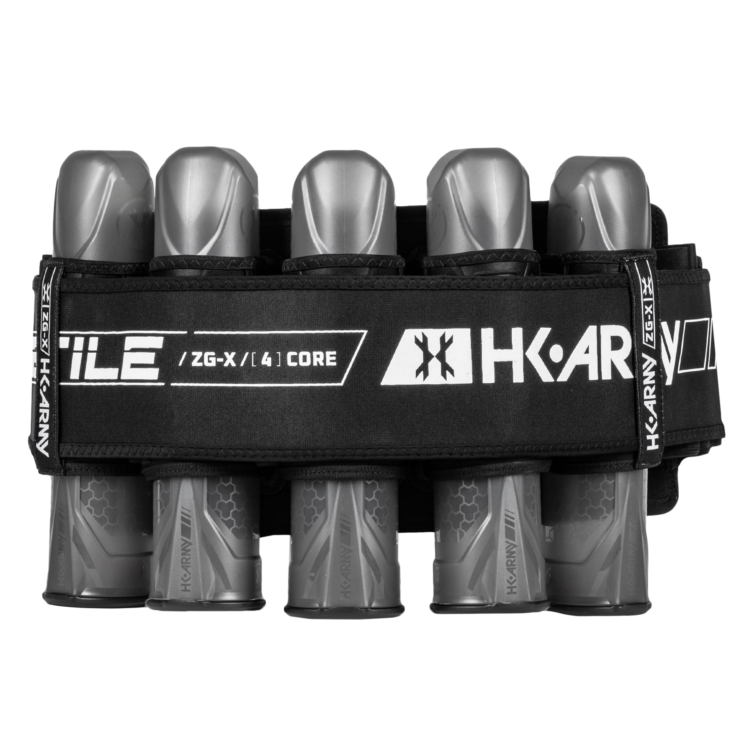 HK Army ZERO-GX Harness Pod Pack 3+2 4+3 5+4 Smoke color, pod pack harness, balanced pod storage, for bunker moves, top view
