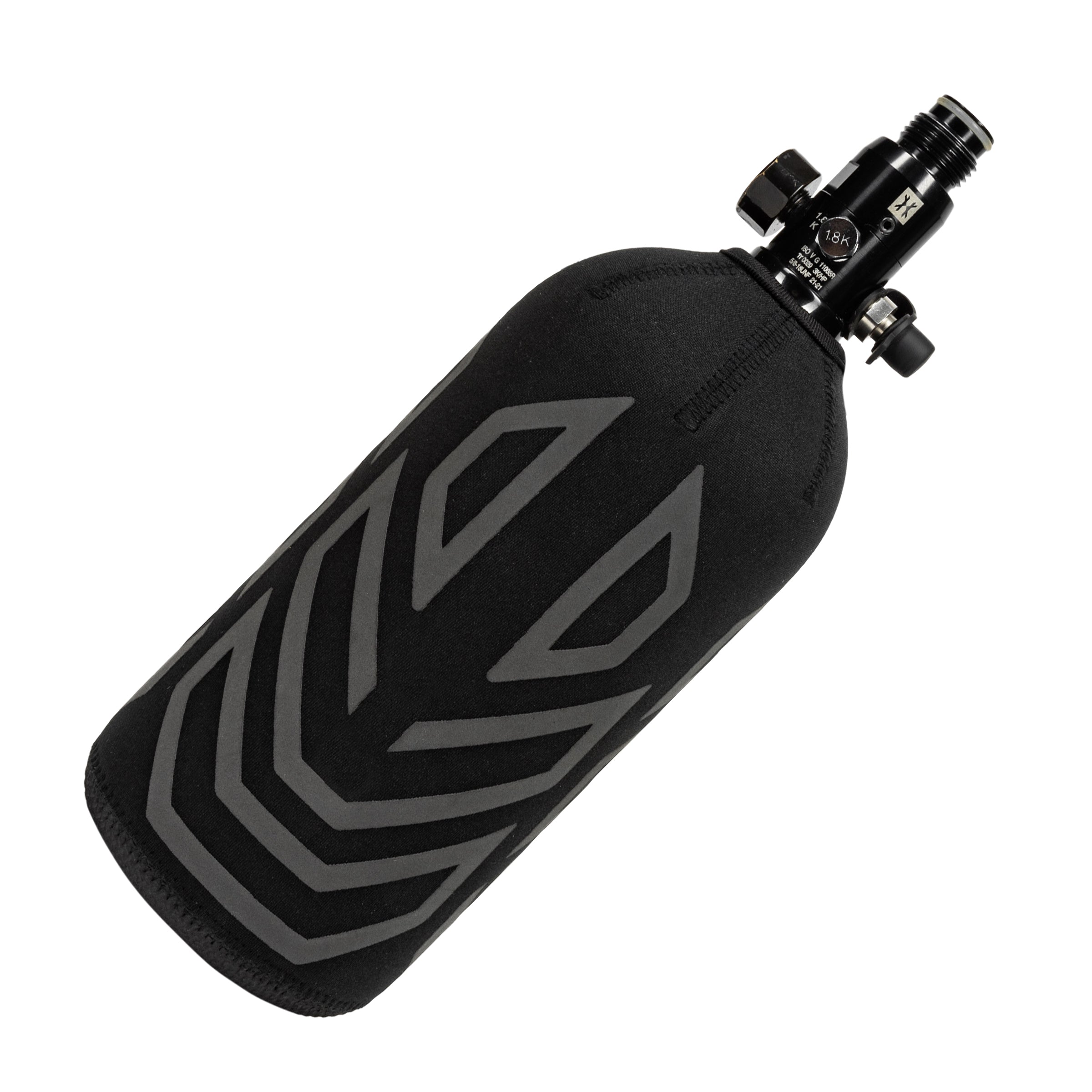 HK Army HSTL Tank Cover 48ci / 20oz std config, HPA tank cover, durable tank cover, for turf slides, feature detail