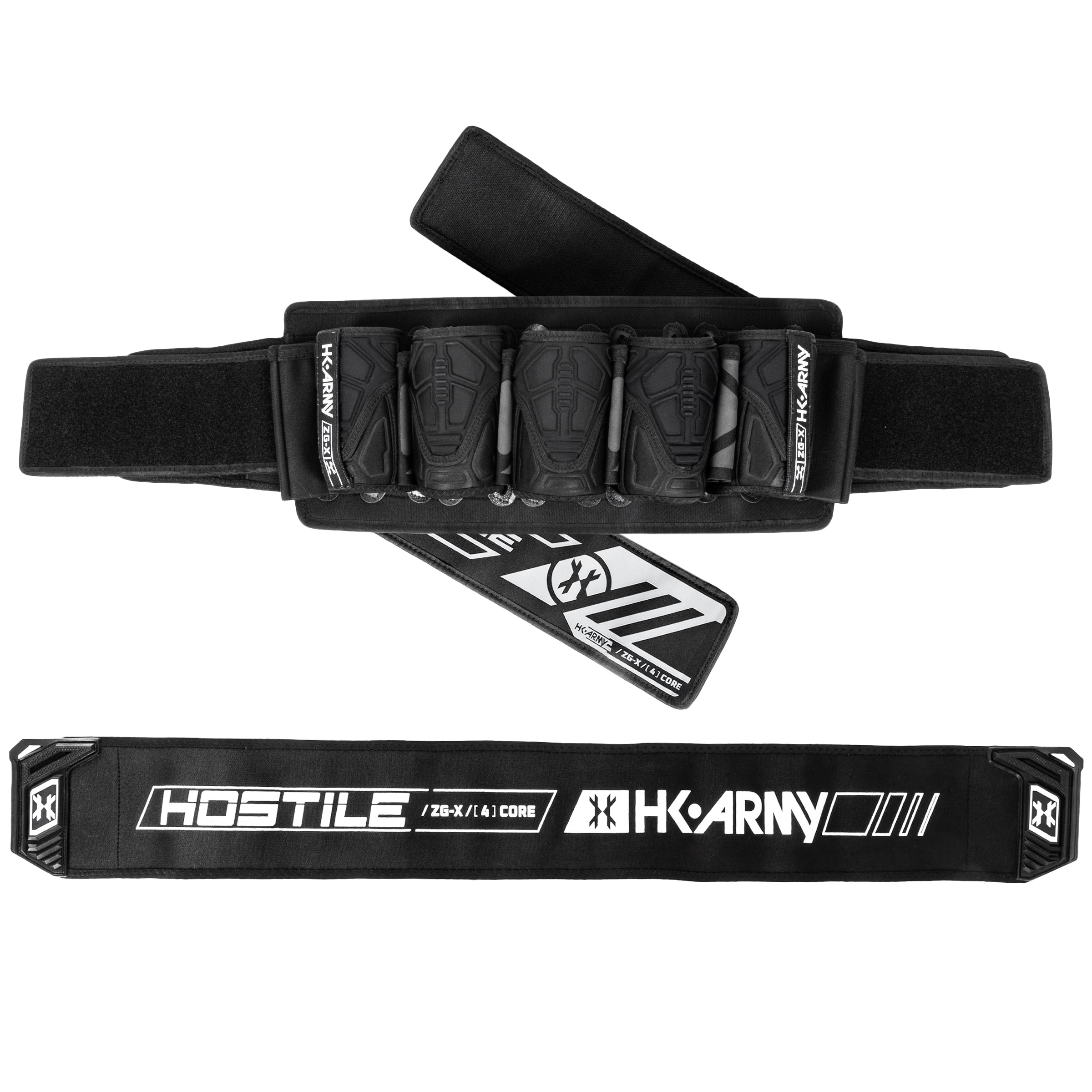 HK Army ZERO-GX Harness Pod Pack 3+2 4+3 5+4 std config, pod pack harness, balanced pod storage, for bunker moves, equipment view