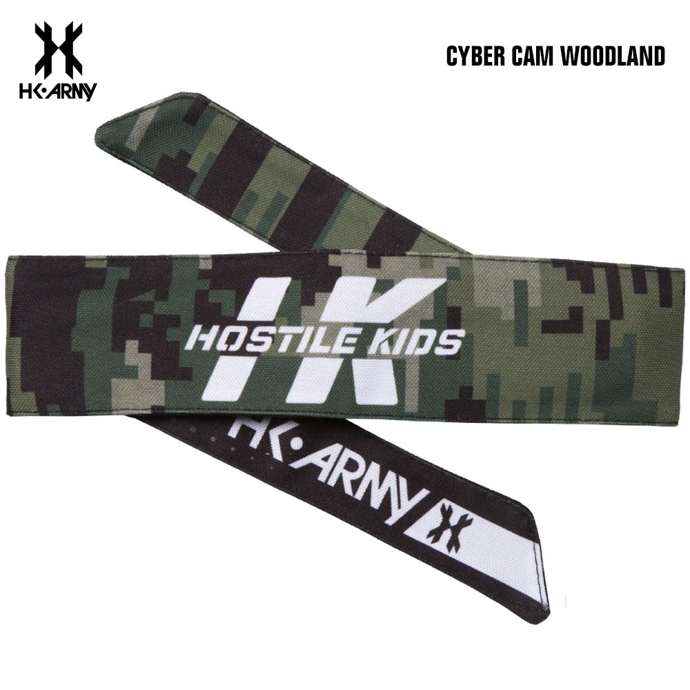 HK Army Paintball Headband - Cyber Cam Woodland HK Army