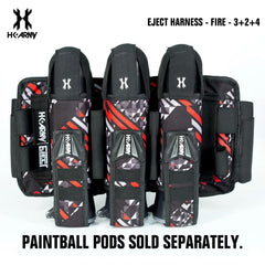 HK Army 3+2 | 4+3 | 5+4 Eject Paintball Harness Pod Pack - Fire HK Army
