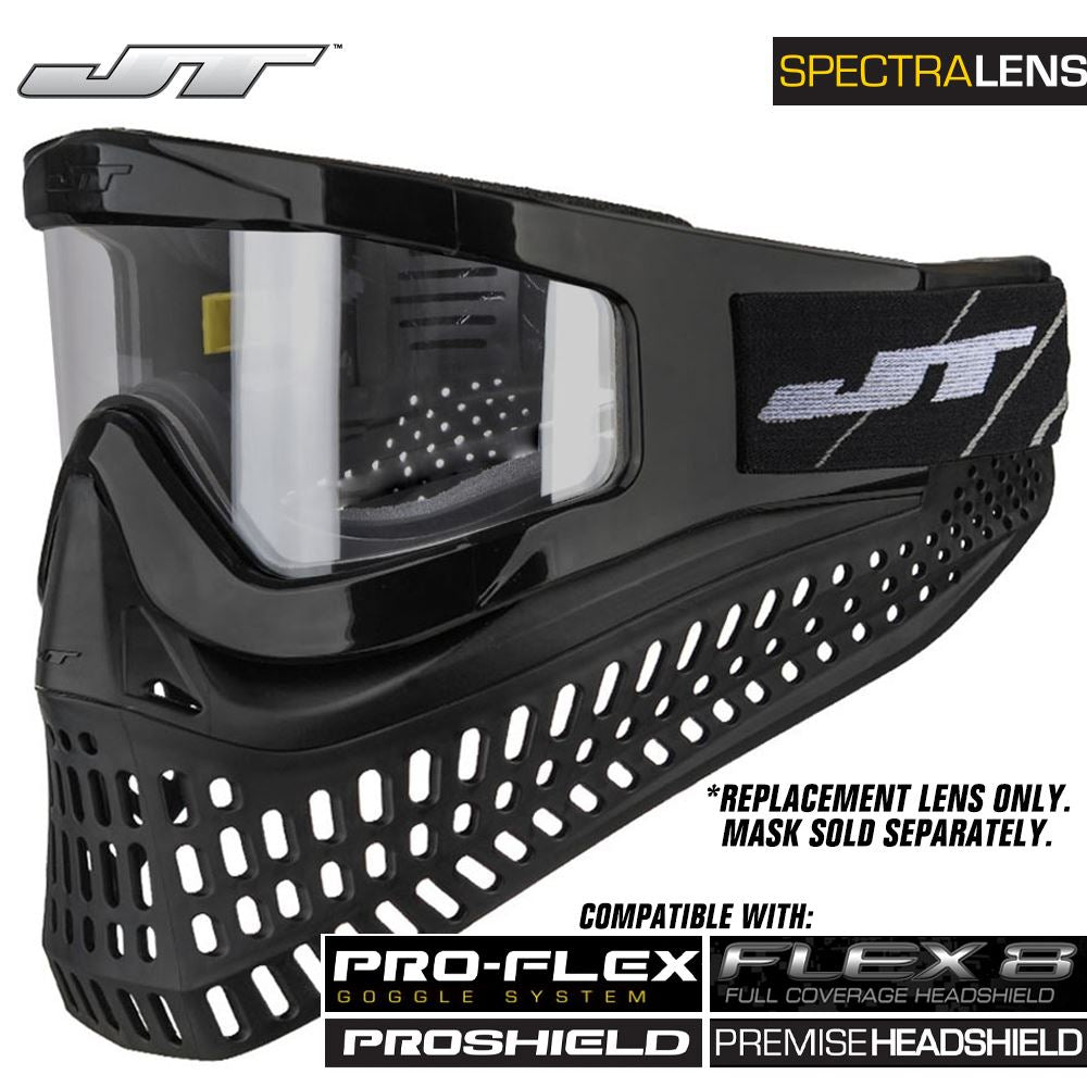 JT Spectra Paintball Mask Dual-Pane Thermal Replacement Lens - Clear JT Paintball