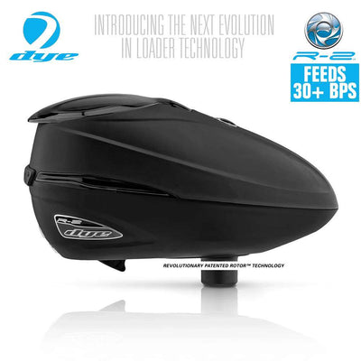Dye Rotor R2 Paintball Loader - Black / Black Dye