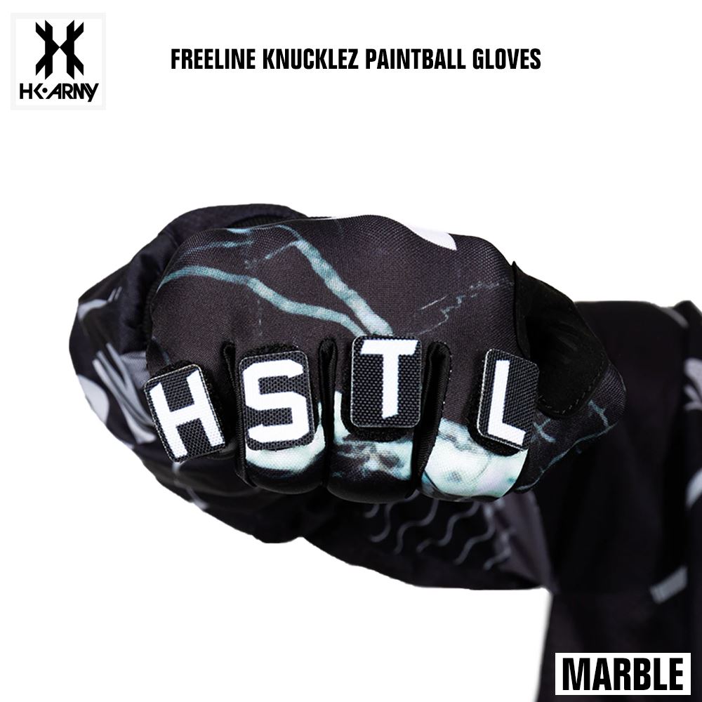 HK Army Freeline Knucklez Paintball Gloves - Marble HK Army