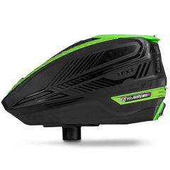 HK Army TFX 3.0 Electronic Paintball Loader - 22+ BPS - Black/Neon Green HK Army