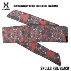 HK Army Paintball Hostilewear Headband - Skulls Red/Black HK Army