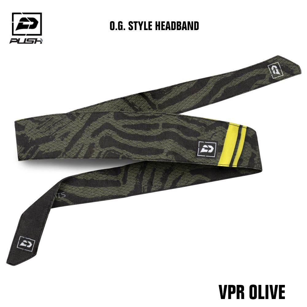 Push Paintball Headband - VPR Olive Push Paintball